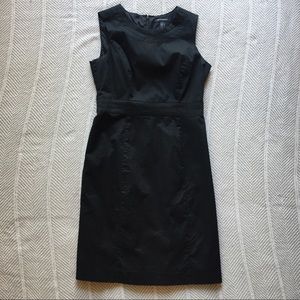 Banana Republic black shift dress